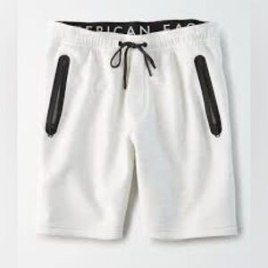 AEO 24/7 Active 8” Tech Shorts Heathered Gray Size L